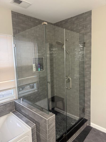 Shower door installation Baltimore County Maryland